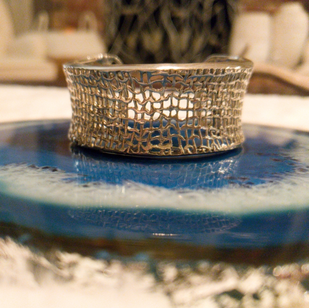 Silpada mesh cuff bracelet
